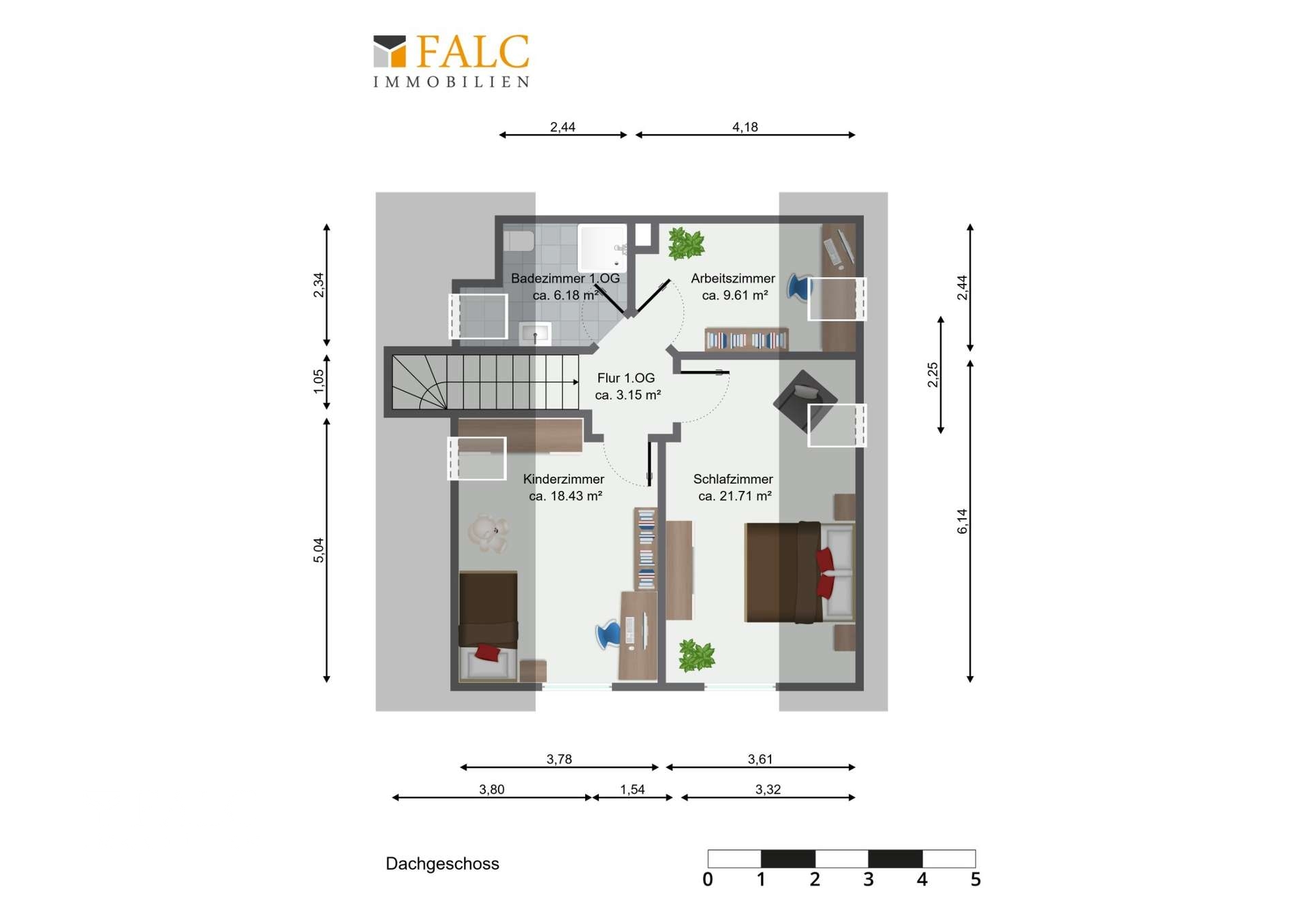 Grundriss Dachgeschoss 
